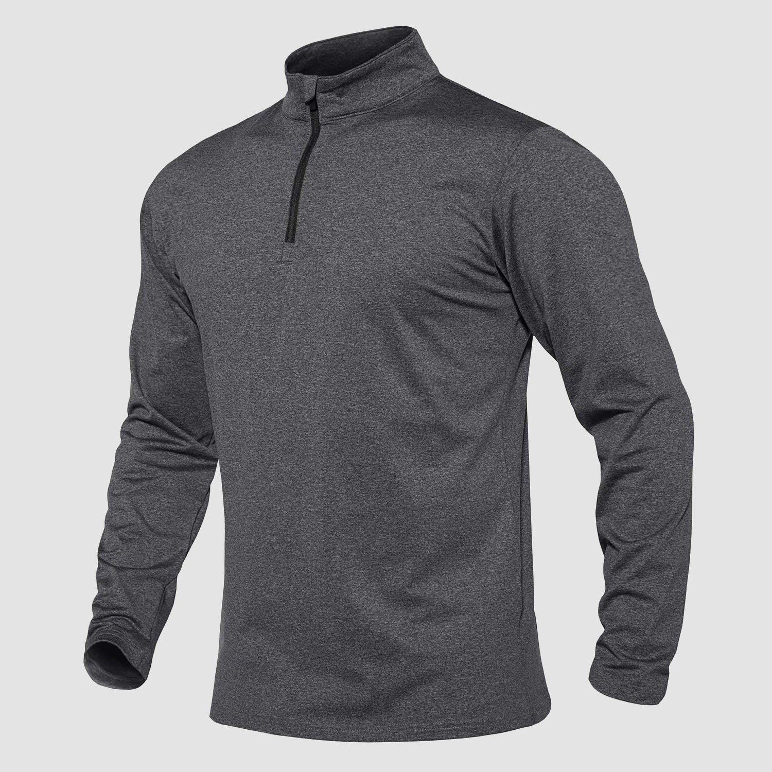 ActiveWear | Men's Long Sleeve Athletic Shirt with Breathable Fleece | Lightweight Comfort for All Seasons 0
