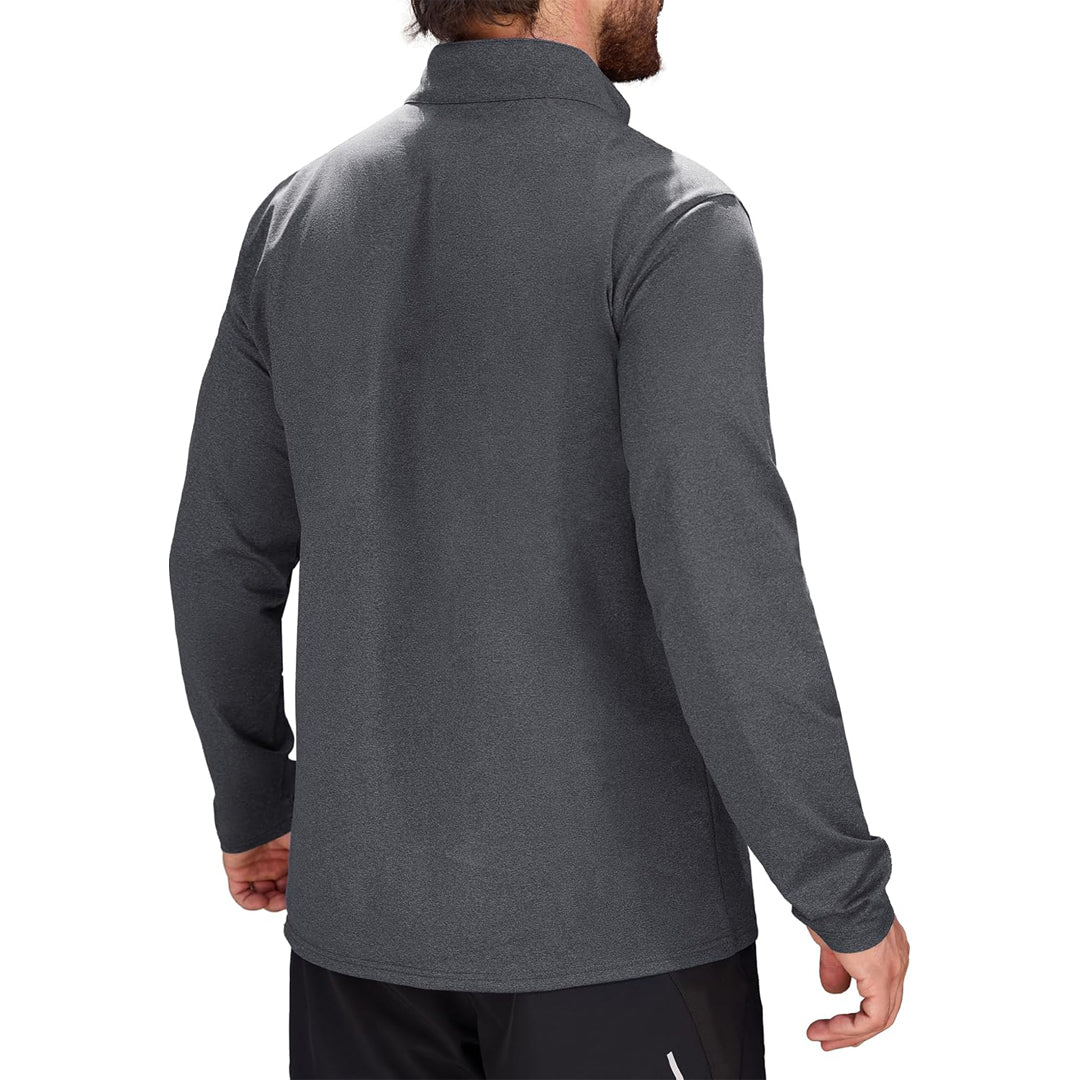 ActiveWear | Men's Long Sleeve Athletic Shirt with Breathable Fleece | Lightweight Comfort for All Seasons 1