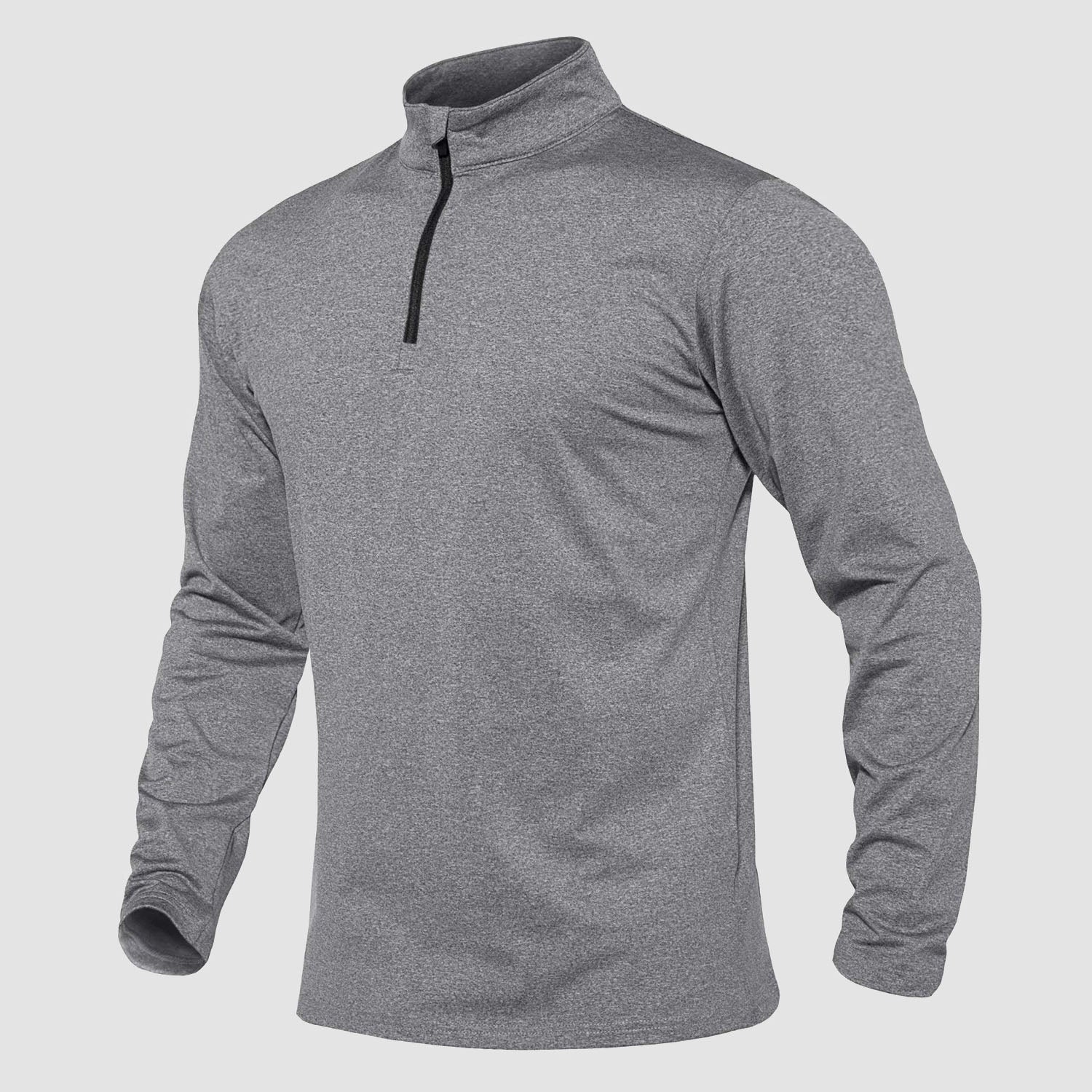 ActiveWear | Men's Long Sleeve Athletic Shirt with Breathable Fleece | Lightweight Comfort for All Seasons 12