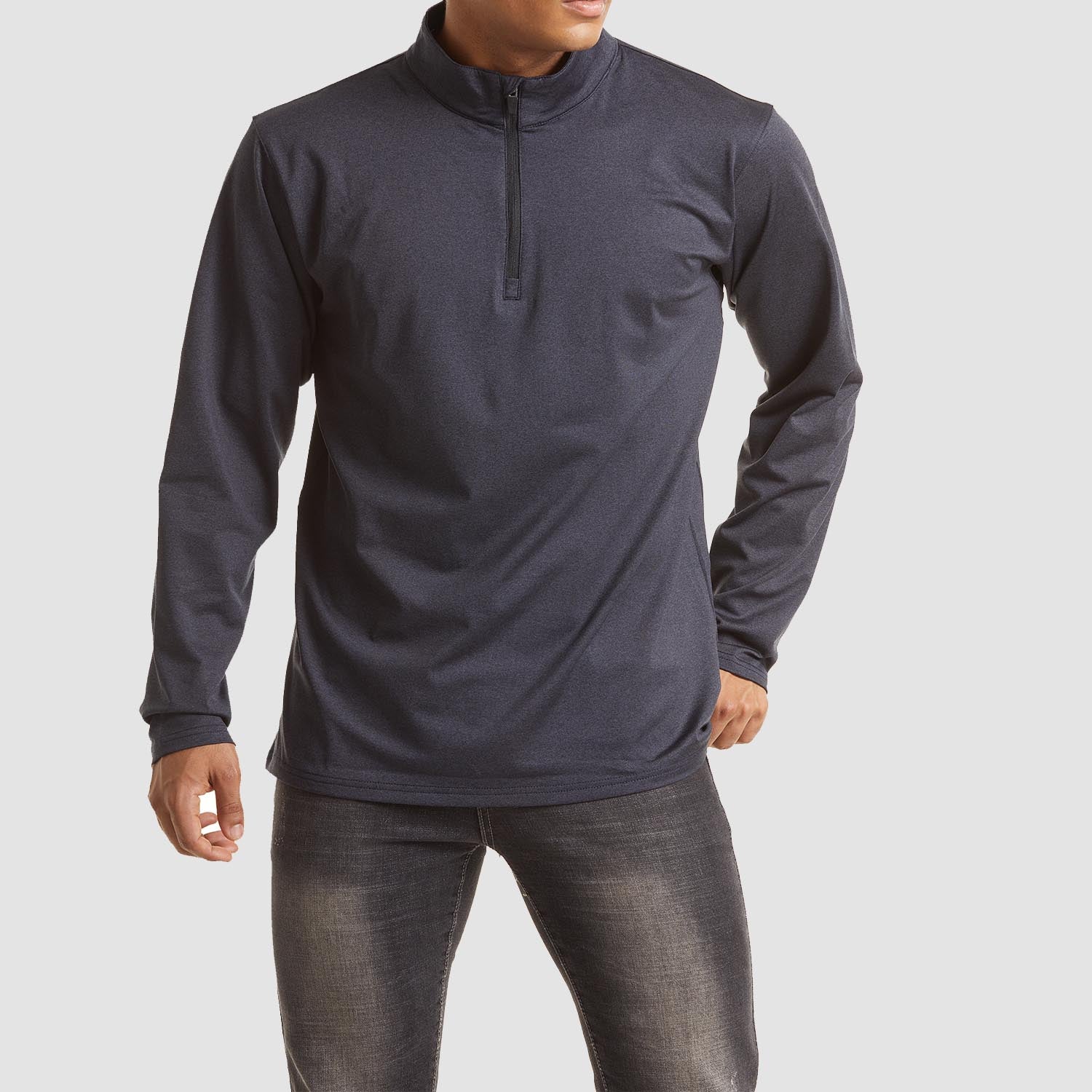 ActiveWear | Men's Long Sleeve Athletic Shirt with Breathable Fleece | Lightweight Comfort for All Seasons 2