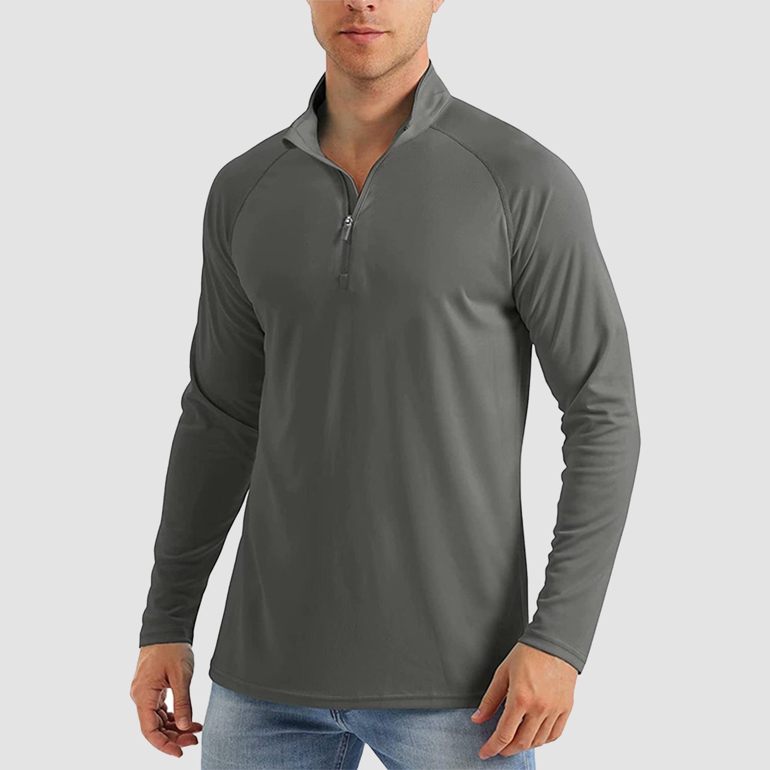 Active Essentials | Men's Long Sleeve Sun Shirt with UPF 50+ Protection | Lightweight and Breathable for Outdoor Activities 10