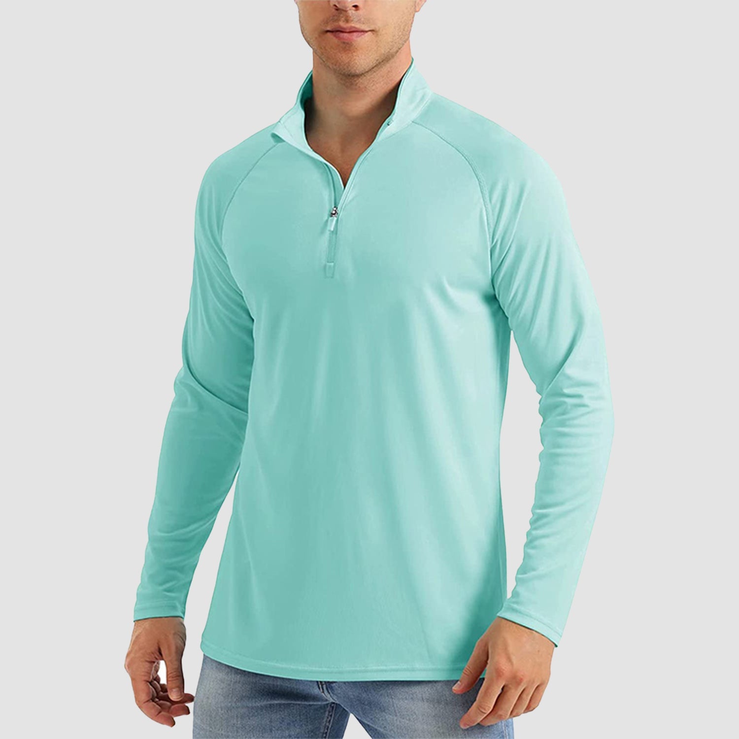 Active Essentials | Men's Long Sleeve Sun Shirt with UPF 50+ Protection | Lightweight and Breathable for Outdoor Activities 12