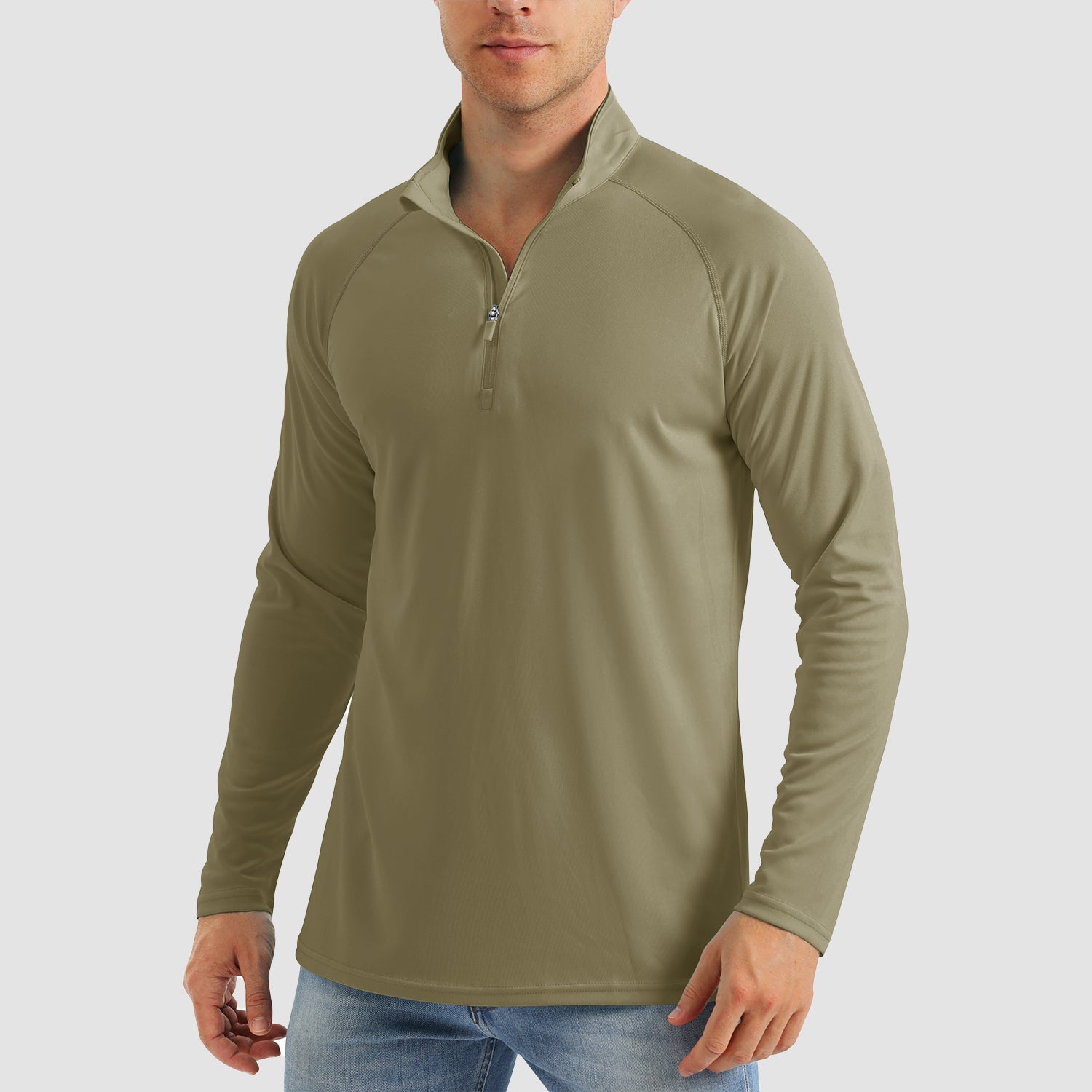 Active Essentials | Men's Long Sleeve Sun Shirt with UPF 50+ Protection | Lightweight and Breathable for Outdoor Activities 19