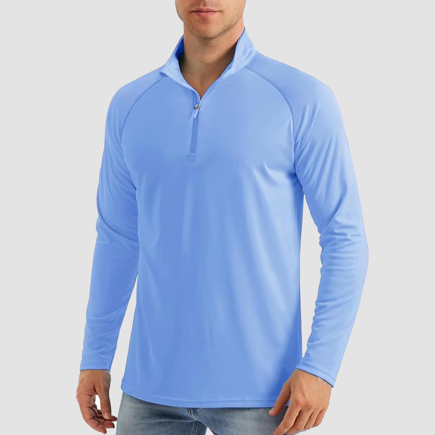 Active Essentials | Men's Long Sleeve Sun Shirt with UPF 50+ Protection | Lightweight and Breathable for Outdoor Activities 21