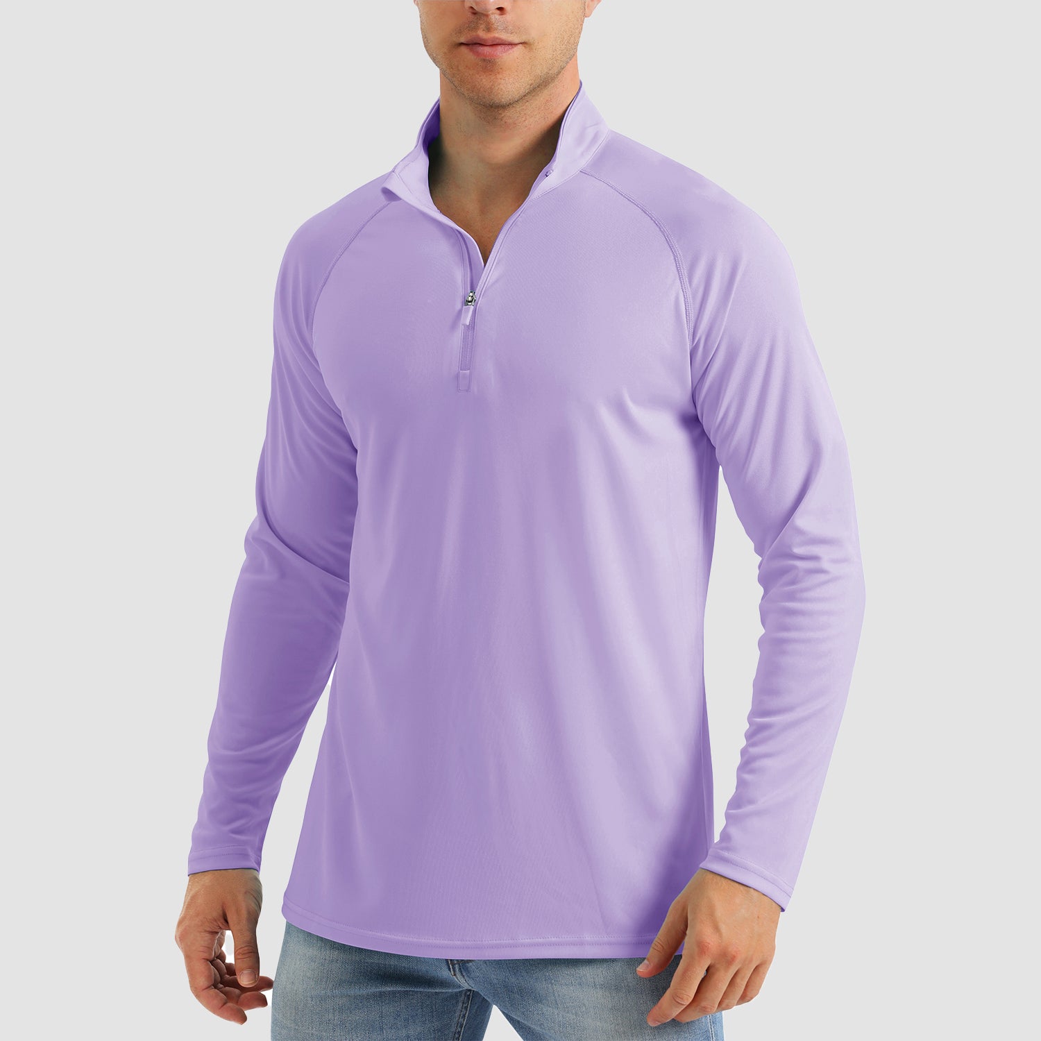 Active Essentials | Men's Long Sleeve Sun Shirt with UPF 50+ Protection | Lightweight and Breathable for Outdoor Activities 24