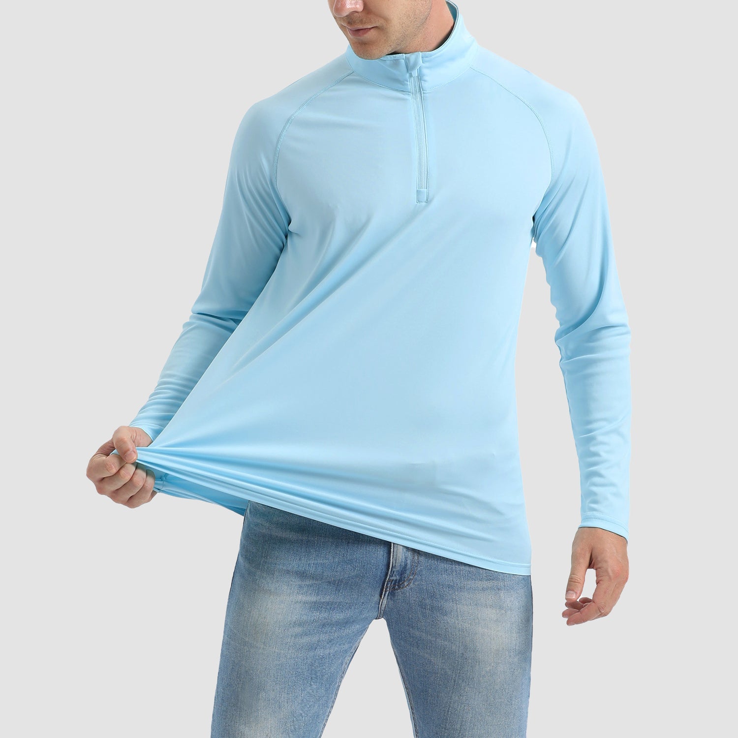 Activewear Collection | Men's Long Sleeve Sun Shirt with UPF 50+ Protection | Lightweight & Breathable for Outdoor Comfort 2