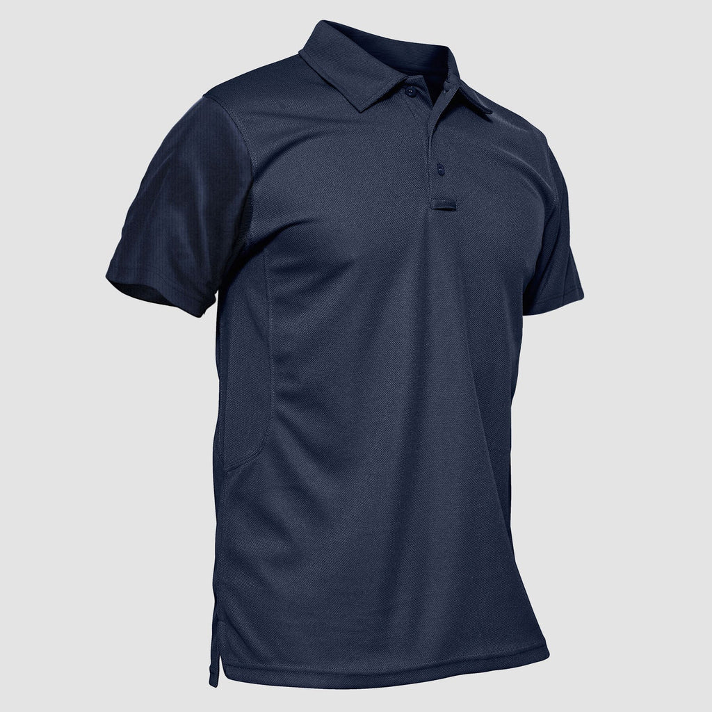 Activewear Collection | Men's Polo Shirt with Quick Dry Fabric & Dual Pockets | Comfortable for Outdoor Activities 0