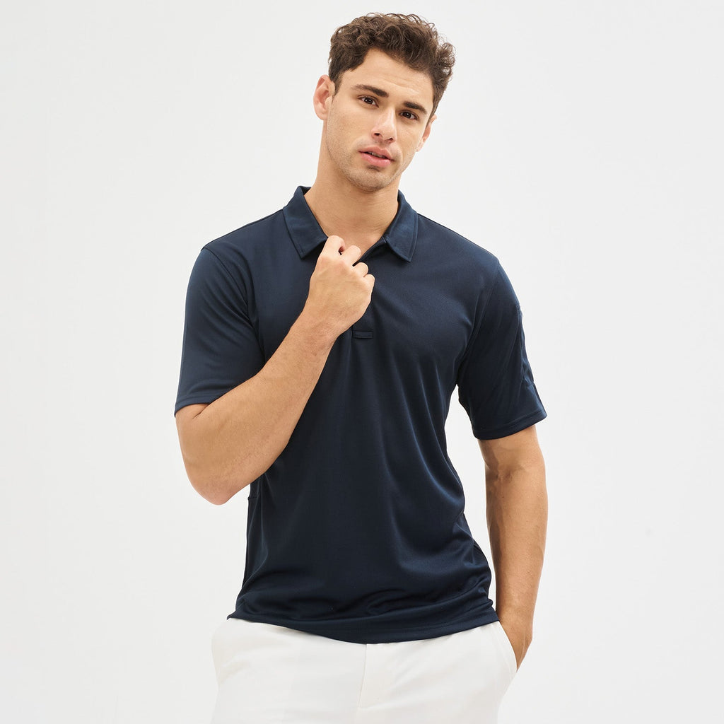 Activewear Collection | Men's Polo Shirt with Quick Dry Fabric & Dual Pockets | Comfortable for Outdoor Activities 3