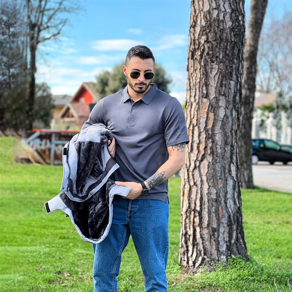 Activewear Collection | Men's Polo Shirt with Quick Dry Fabric & Dual Pockets | Comfortable for Outdoor Activities 7