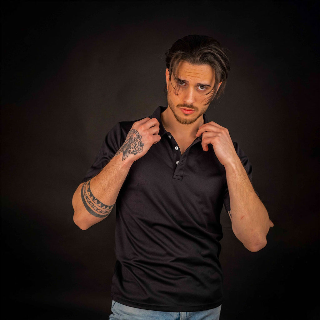 Activewear Collection | Men's Polo Shirt with Quick Dry Moisture-Wicking Fabric | Comfortable Fit for Sports and Outdoor Activities 1