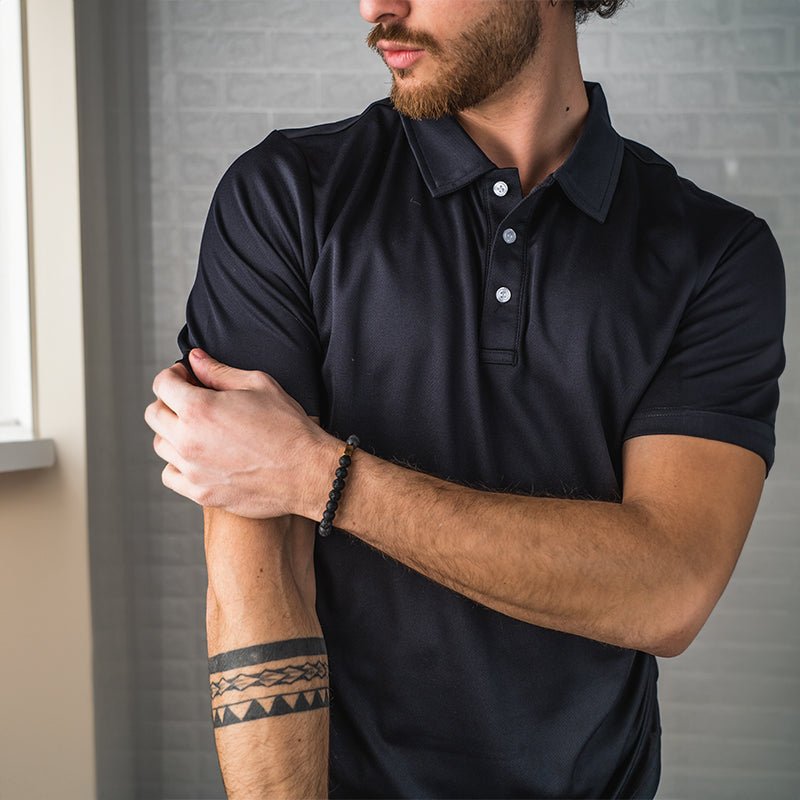 Activewear Collection | Men's Polo Shirt with Quick Dry Moisture-Wicking Fabric | Comfortable Fit for Sports and Outdoor Activities 2