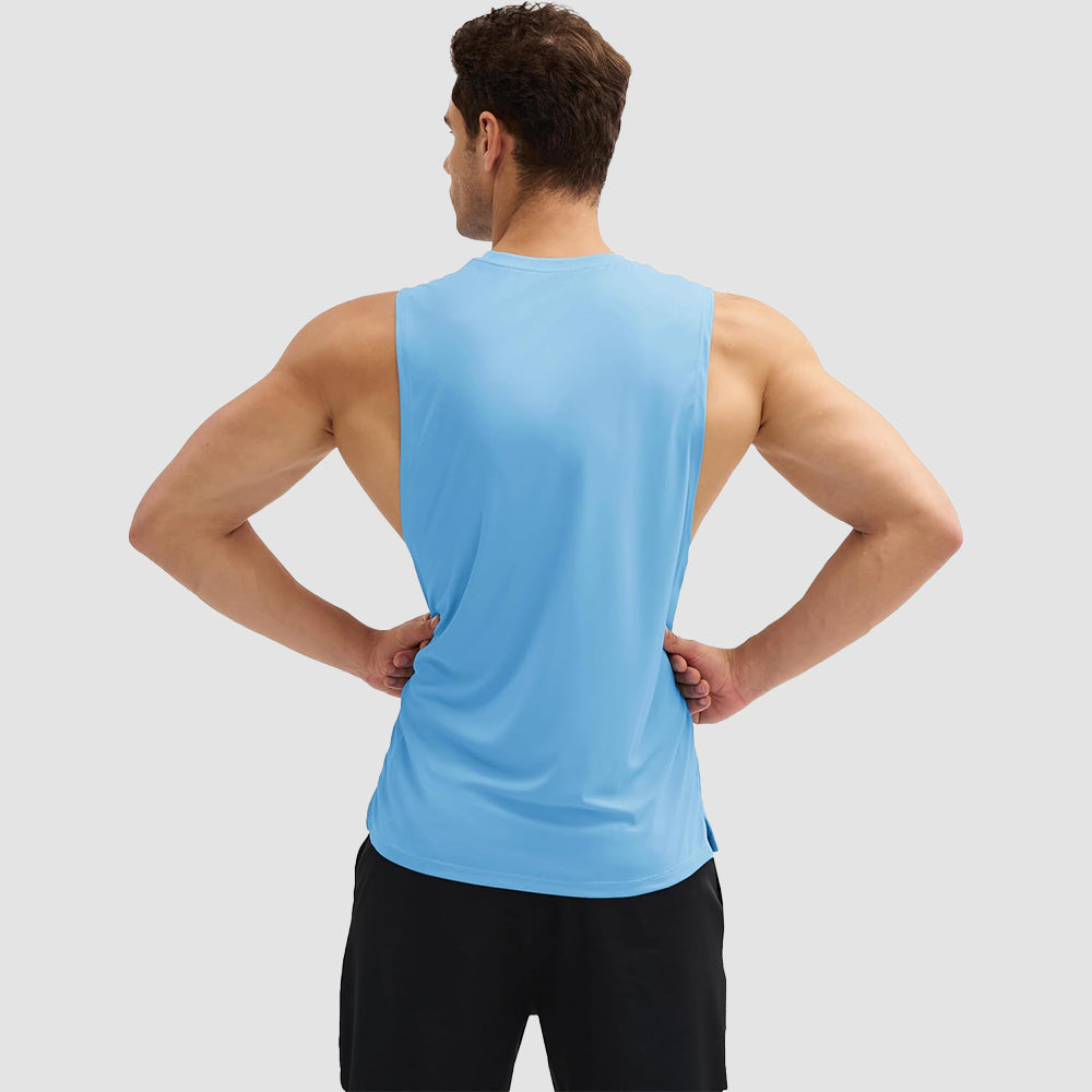 Activewear Essentials | Men's Tank Top with Quick-Dry Fabric | Lightweight Sleeveless Gym Shirt for Ultimate Comfort 3