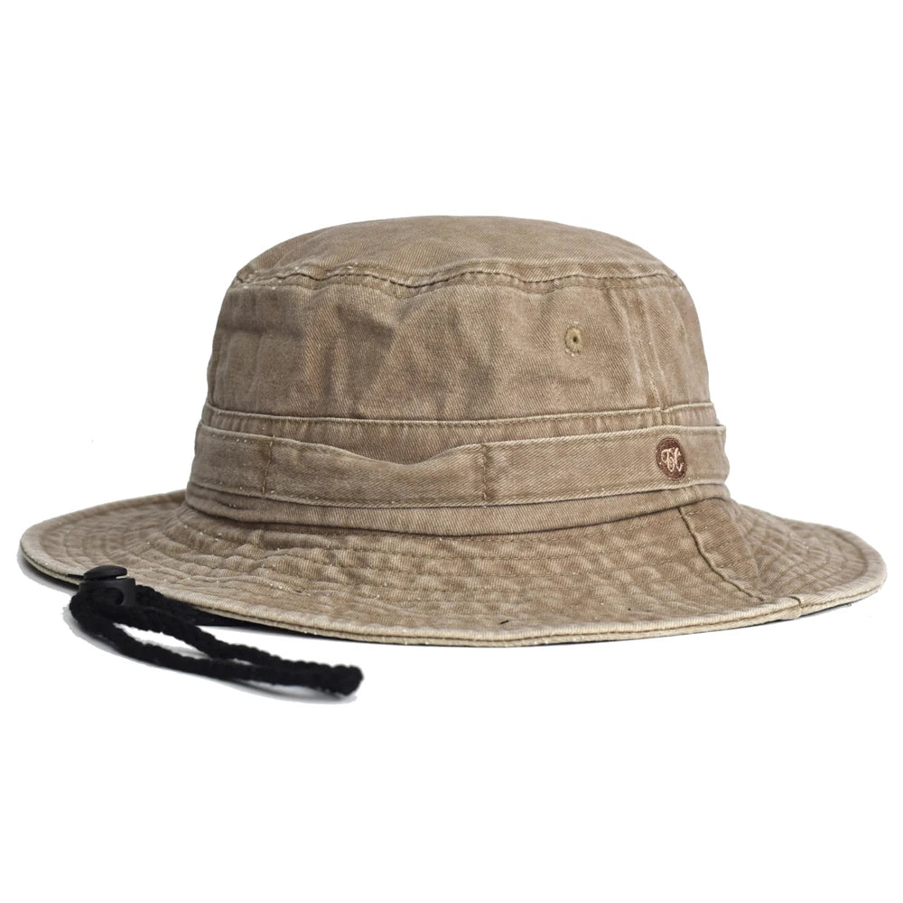 Cotton Bucket Hat | Breathable Sun Protection for Men & Women | Lightweight & Packable for Outdoor Activities 0