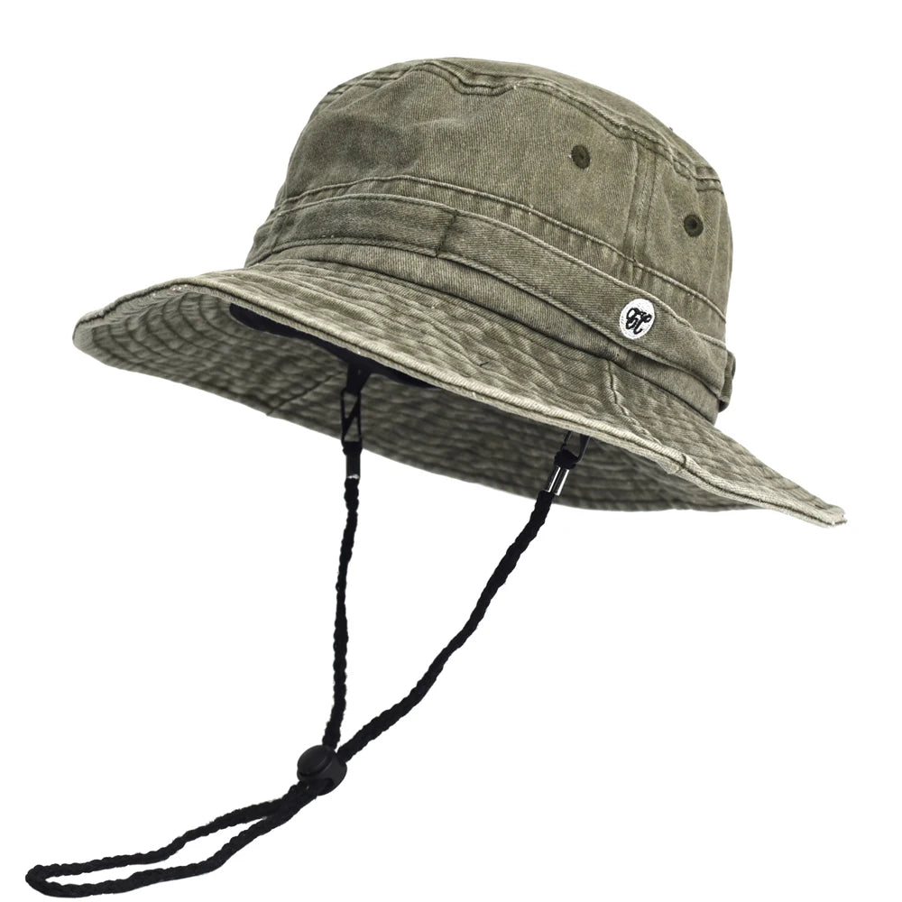 Cotton Bucket Hat | Breathable Sun Protection for Men & Women | Lightweight & Packable for Outdoor Activities 1