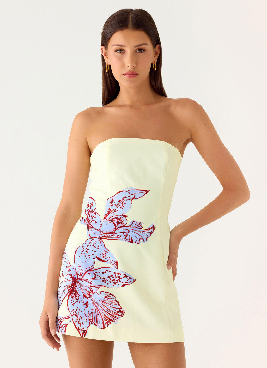 Denby Collection | Strapless Mini Dress with Flattering Silhouette | Elegant Style for Any Occasion 2