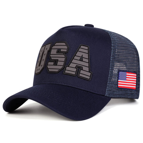 Stylish Baseball Cap with USA Letter Embroidery | Adjustable Fit for Outdoor Comfort 0