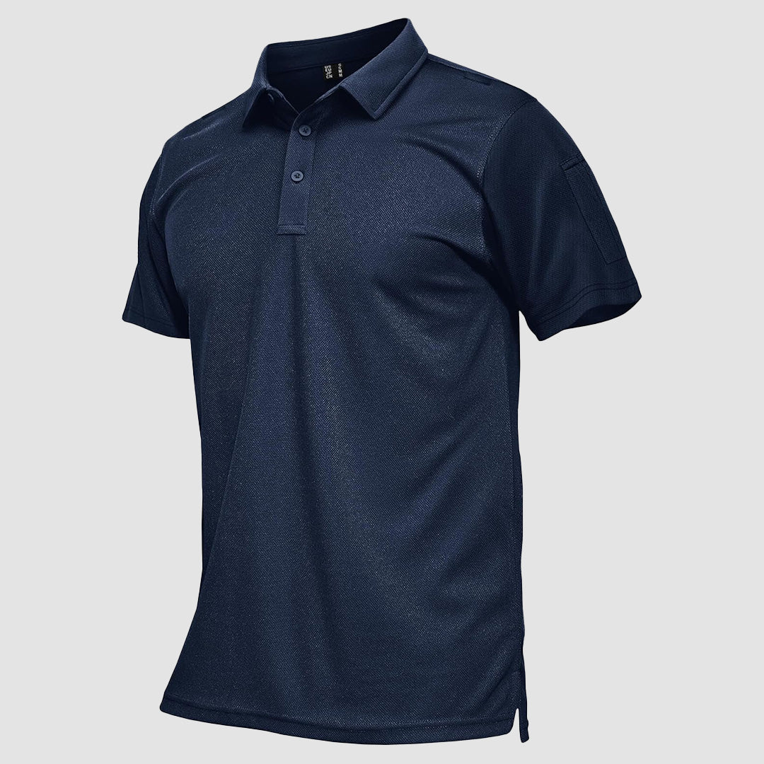 Tactical Performance Polo Shirt with UPF 50+ Sun Protection | Quick-Drying Fabric for Active Outdoor Comfort 10