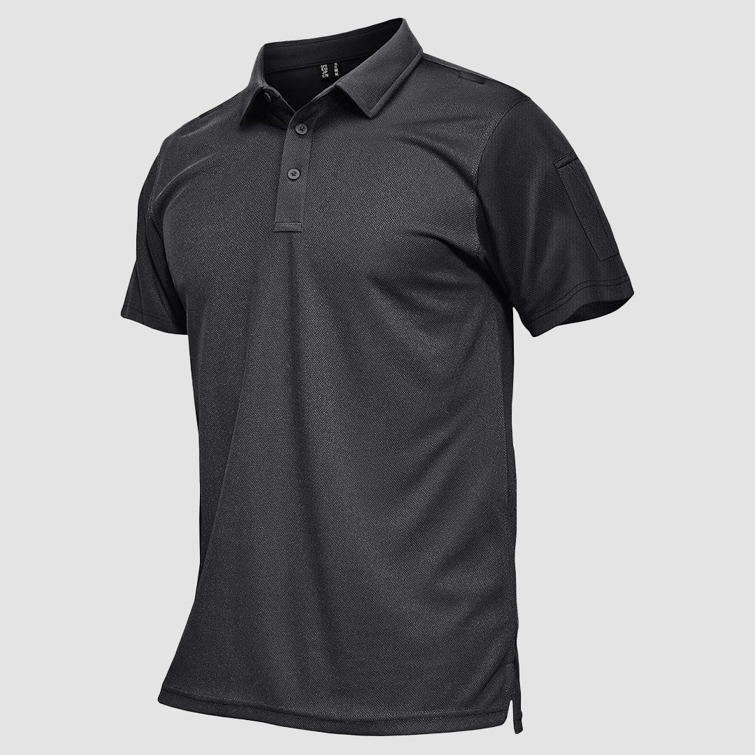 Tactical Performance Polo Shirt with UPF 50+ Sun Protection | Quick-Drying Fabric for Active Outdoor Comfort 11