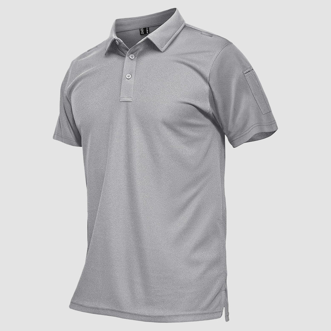 Tactical Performance Polo Shirt with UPF 50+ Sun Protection | Quick-Drying Fabric for Active Outdoor Comfort 12