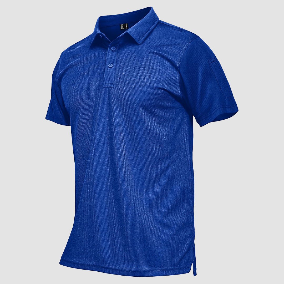 Tactical Performance Polo Shirt with UPF 50+ Sun Protection | Quick-Drying Fabric for Active Outdoor Comfort 8