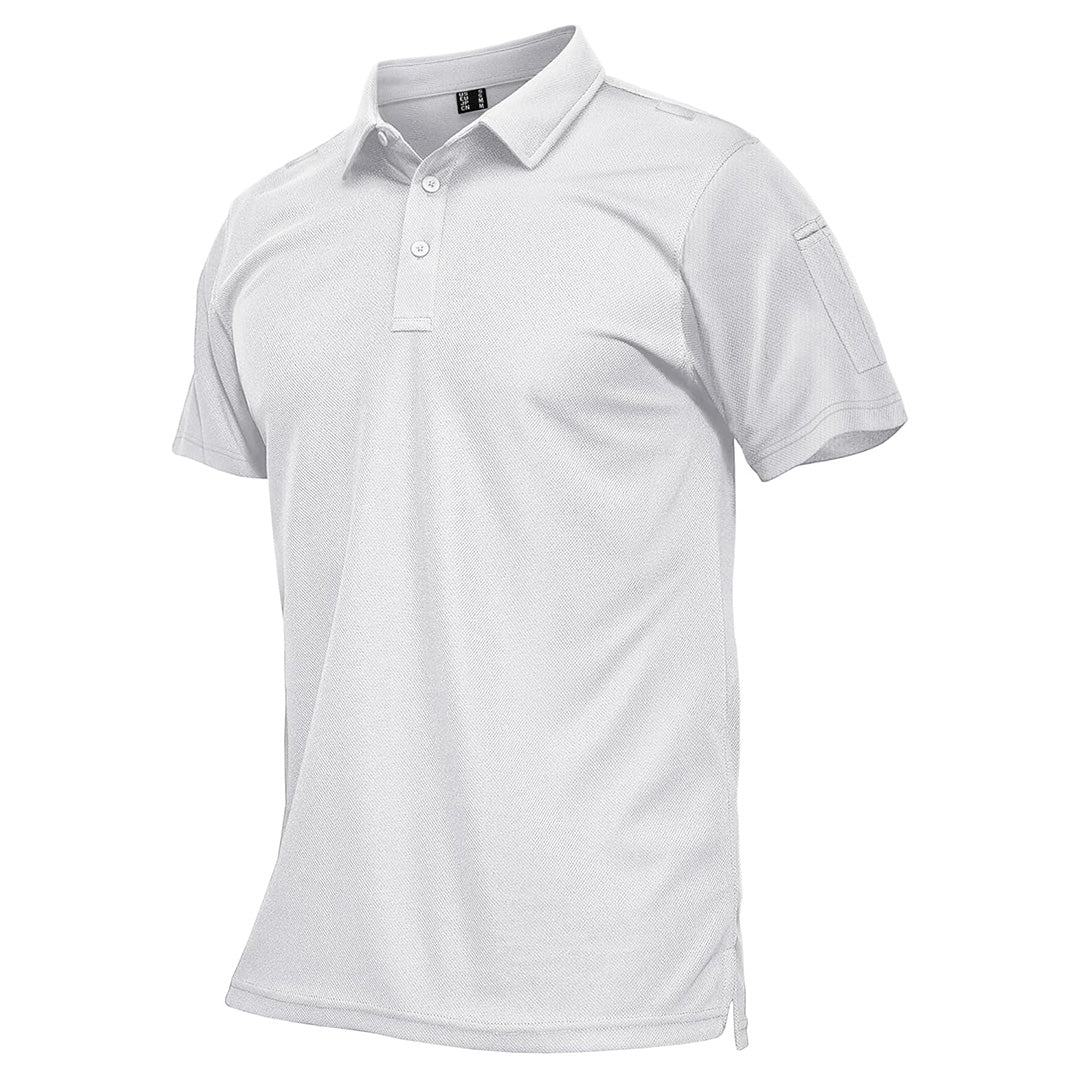 Tactical Performance Polo Shirt with UPF 50+ Sun Protection | Quick-Drying Fabric for Active Outdoor Comfort 9
