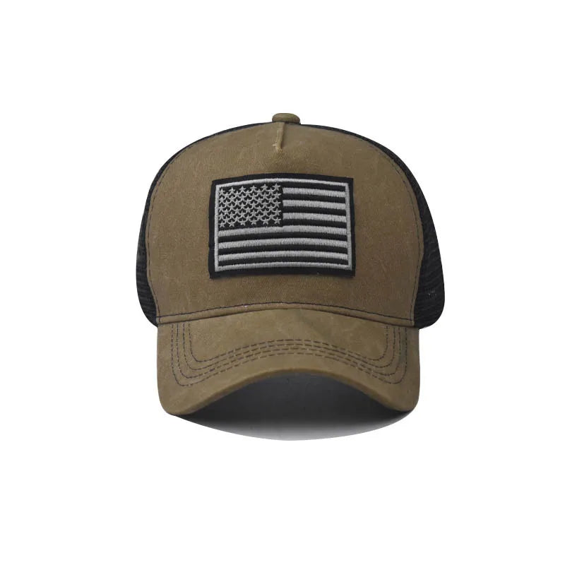 Tactical Unisex Baseball Cap with Adjustable Fit & American Flag Design | Perfect for Outdoor Adventures 2