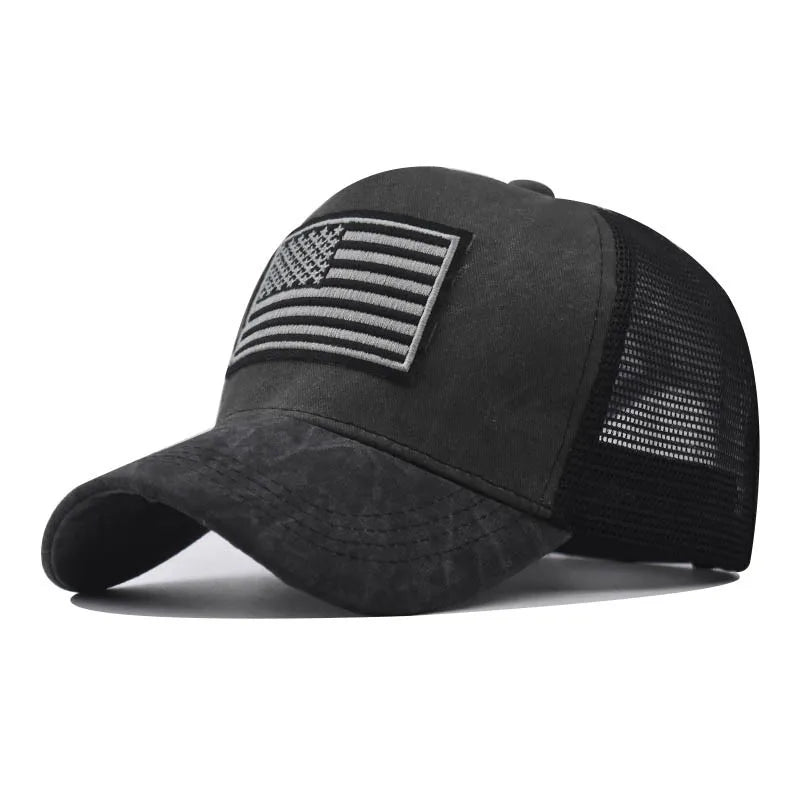 Tactical Unisex Baseball Cap with Adjustable Fit & American Flag Design | Perfect for Outdoor Adventures 3