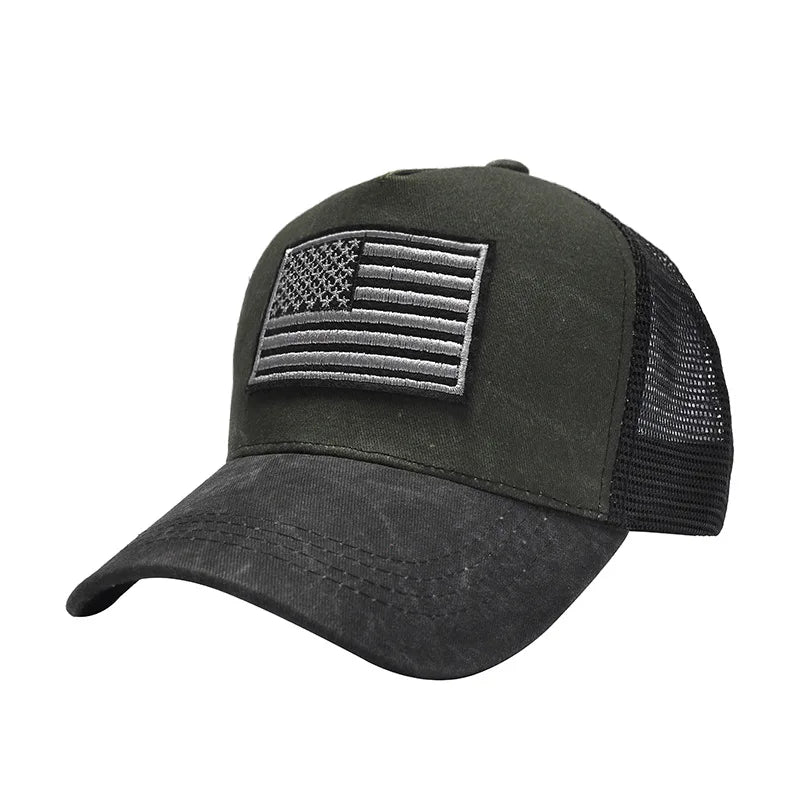 Tactical Unisex Baseball Cap with Adjustable Fit & American Flag Design | Perfect for Outdoor Adventures 7